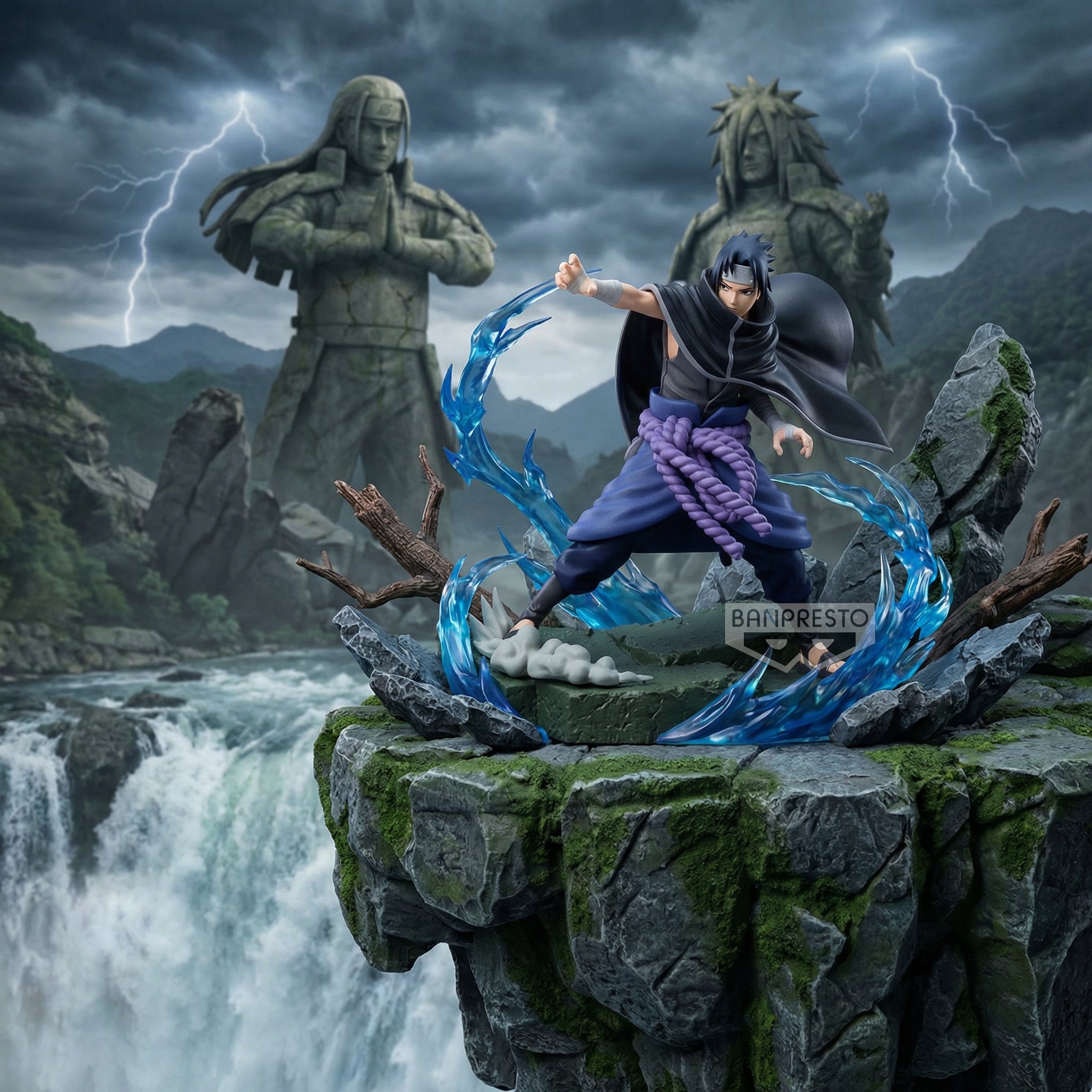 Sasuke Uchiha Combination Battle Figure | Naruto Shippuden Banpresto Collectible