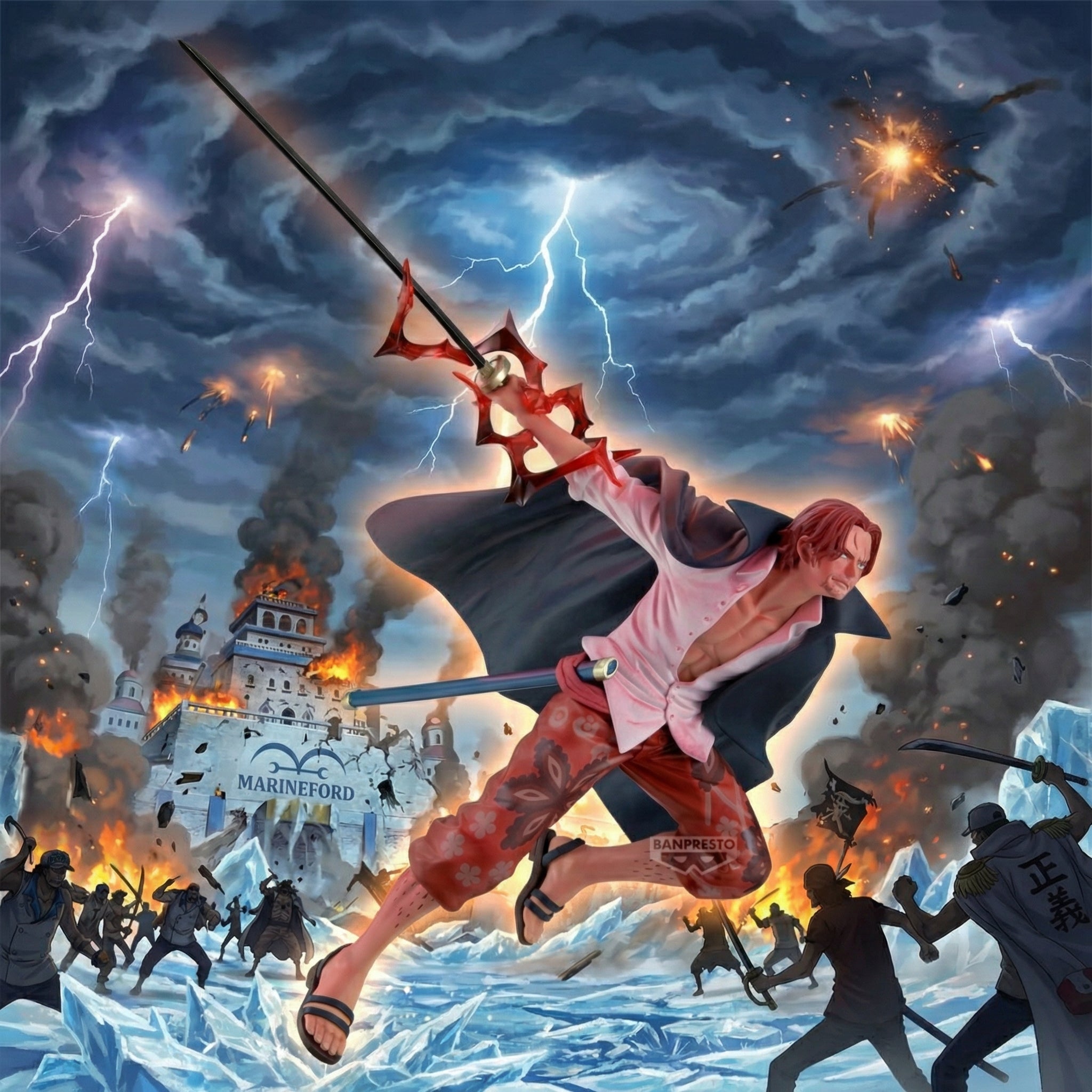 Shanks Battle Record Collection Special Ver. Figure | One Piece Banpresto Collectible