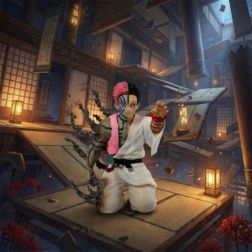Akaza Infinity Castle Final Moment Figure | Demon Slayer Upper Moon Three Scene Collectible
