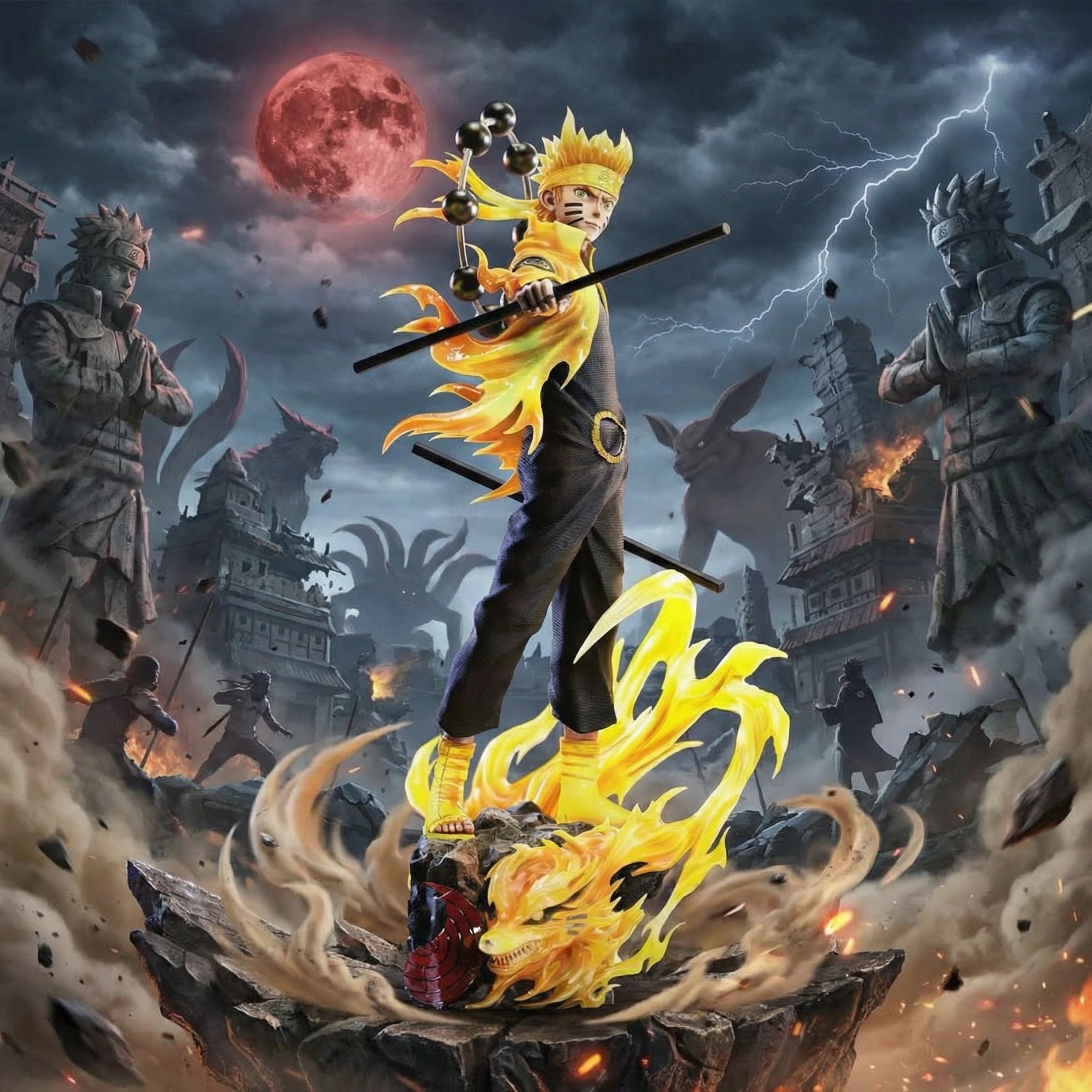 Naruto Uzumaki Six Paths Sage Mode Figure | Ultimate Shinobi Battle Edition