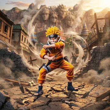 Sasuke Uchiha Cursed Mark Kunai Stance Anime Figure