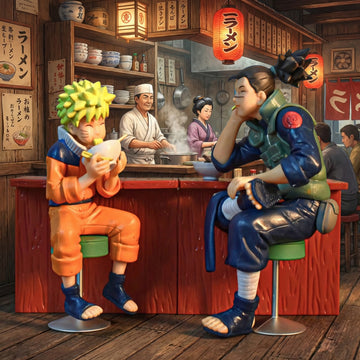 Naruto & Iruka Ramen Shop Scene Naruto Anime Figure Statue