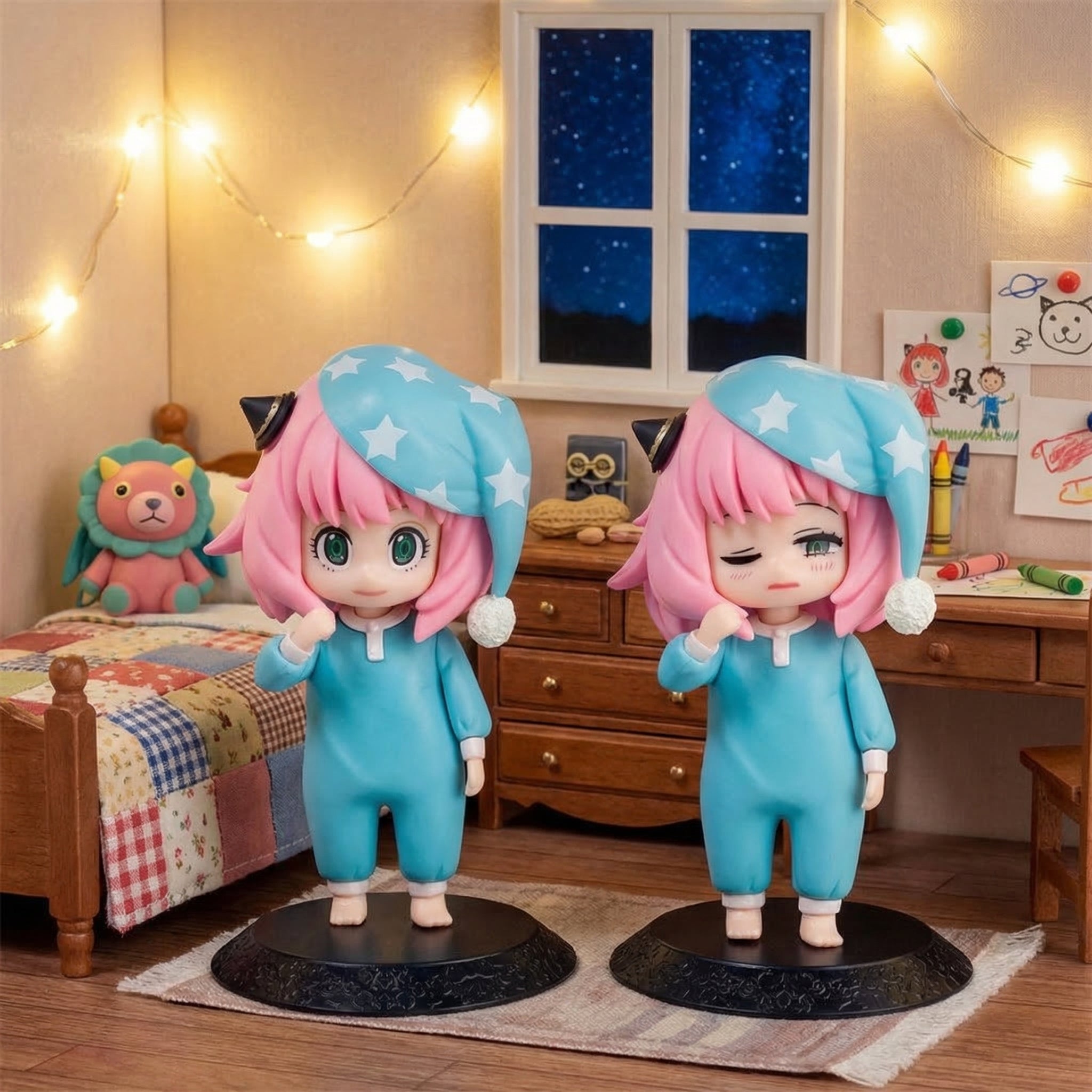 Anya Forger Pajama Chibi Figure Combo Set Spy x Family Collectible