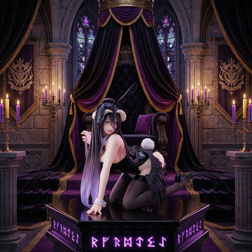Figure on a throne in a gothic-style room with purple accents and 'Ryse' branding.