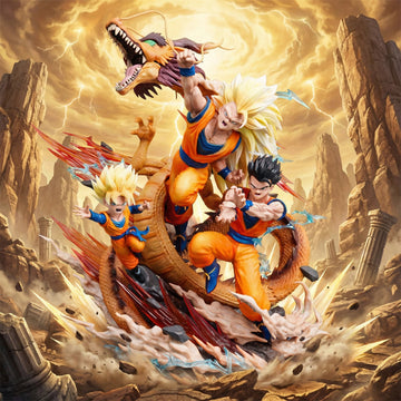 Super Saiyan 3 Goku Dragon Fist Premium Statue – Dragon Ball