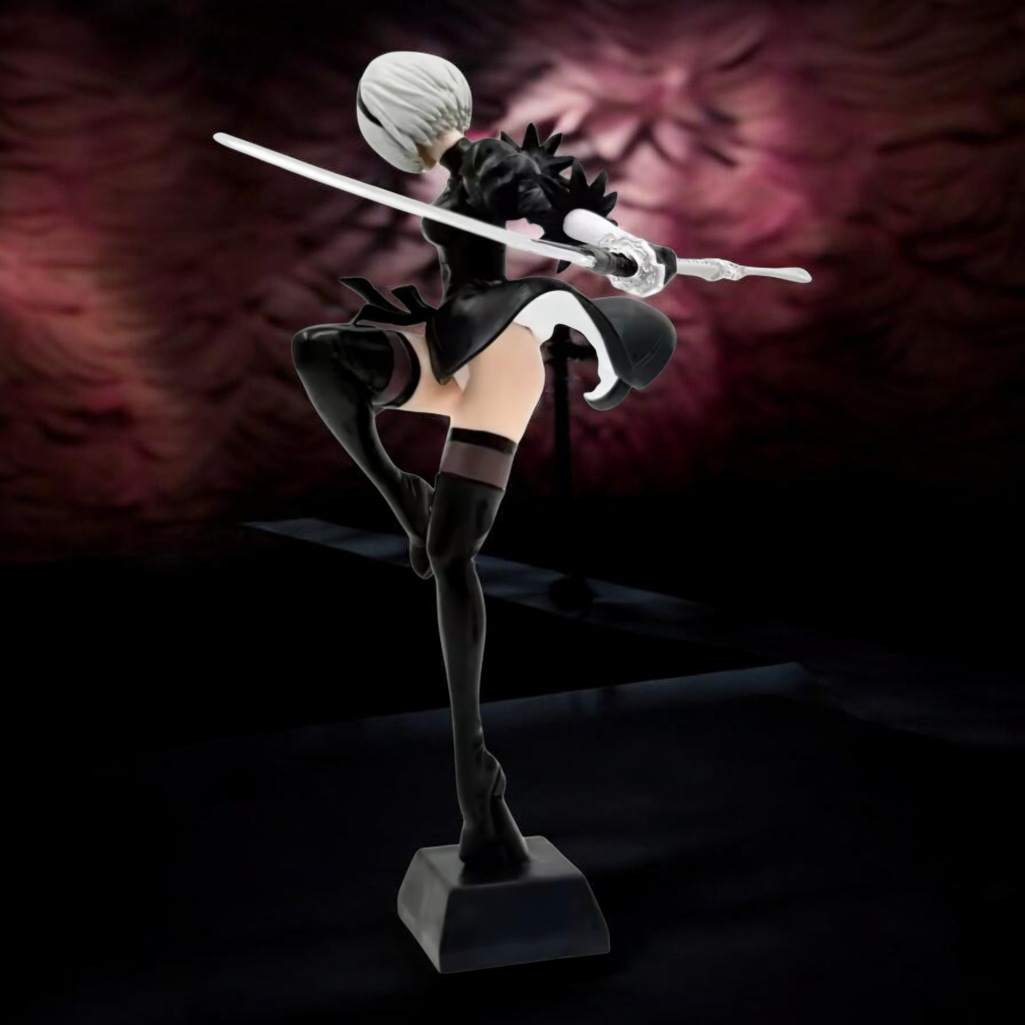 2B YoRHa No.2 Type B Dynamic Combat Pose Figure | NieR:Automata Ver1.1a Collectible
