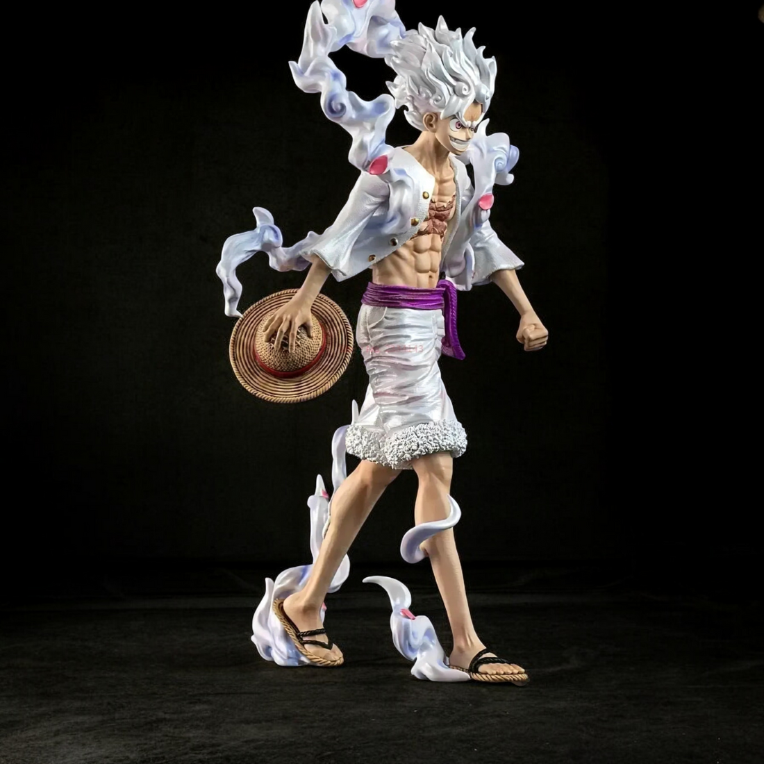 Monkey D. Luffy Gear 5 Awakened Walk Pose Action Figure | One Piece Anime Premium Collectible Statue