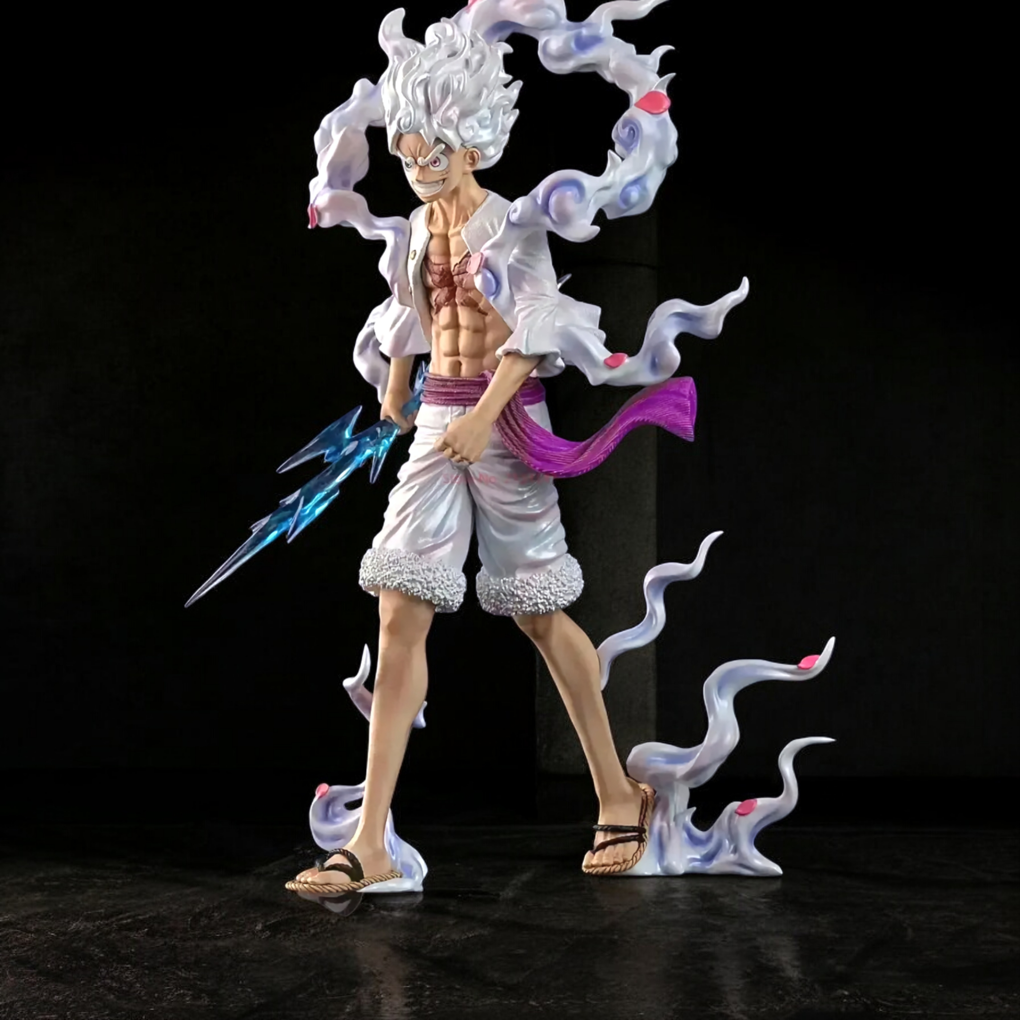 Monkey D. Luffy Gear 5 Awakened Walk Pose Action Figure | One Piece Anime Premium Collectible Statue