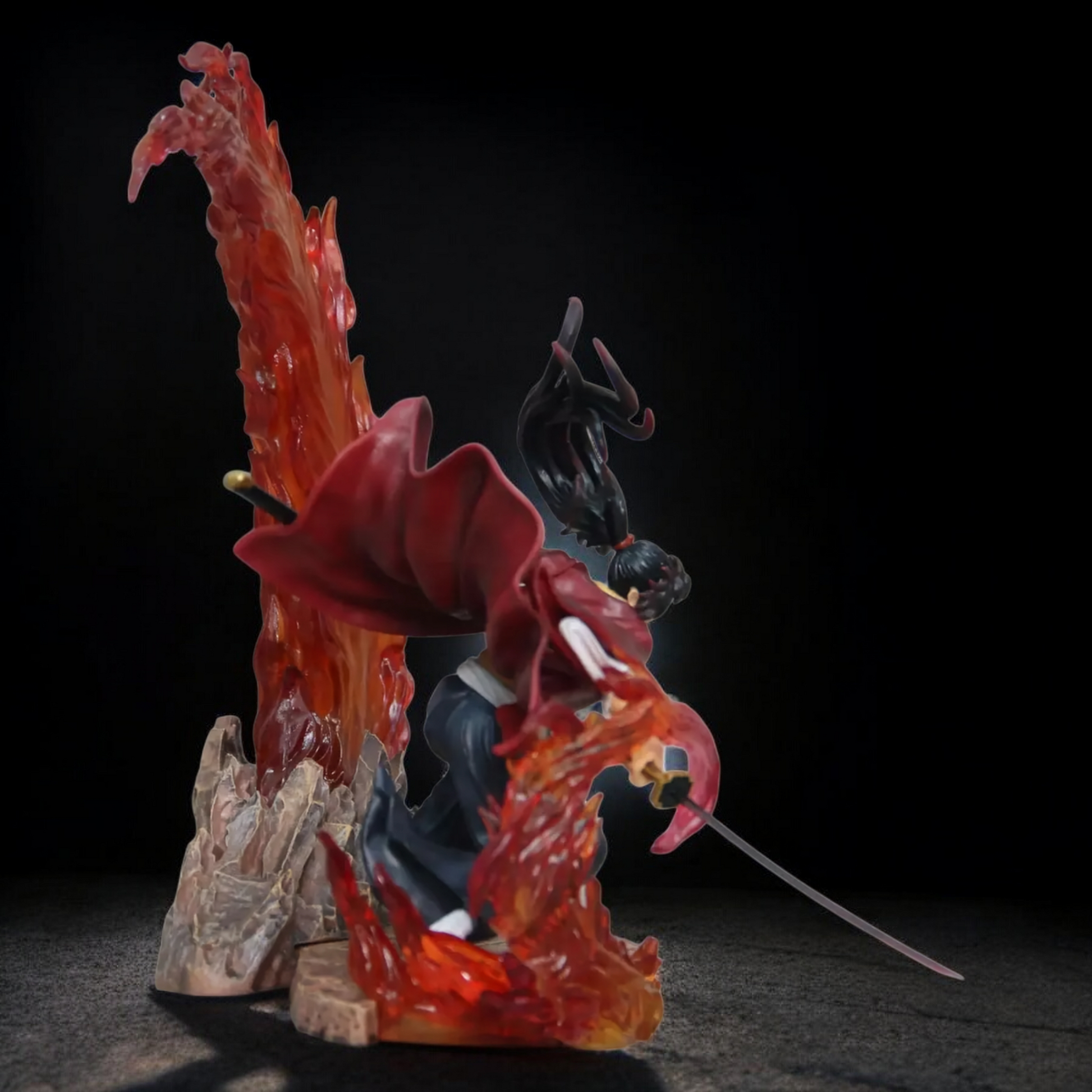Yoriichi Tsugikuni Sun Breathing Flame Arc Statue | Demon Slayer Premium Anime Collectible