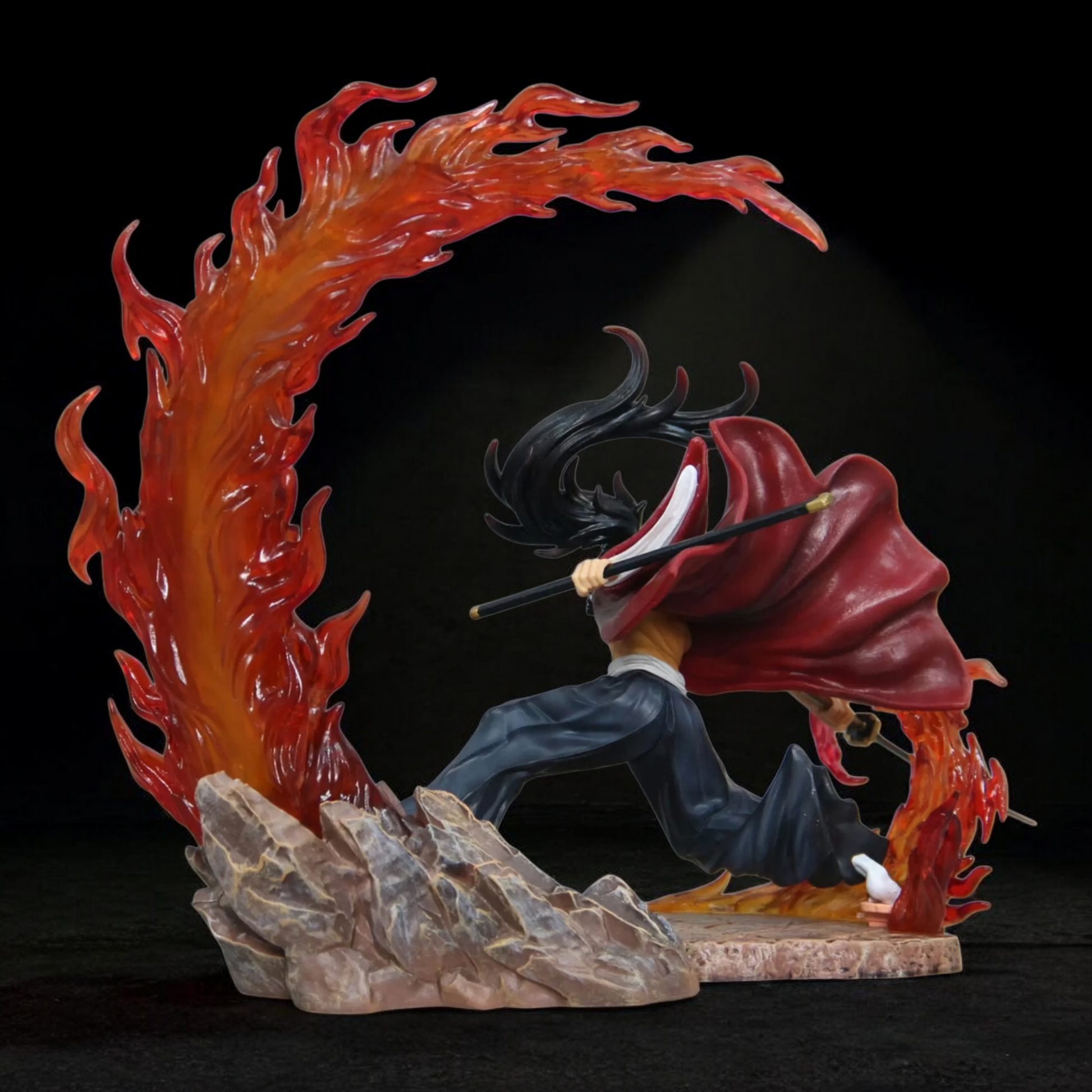 Yoriichi Tsugikuni Sun Breathing Flame Arc Statue | Demon Slayer Premium Anime Collectible