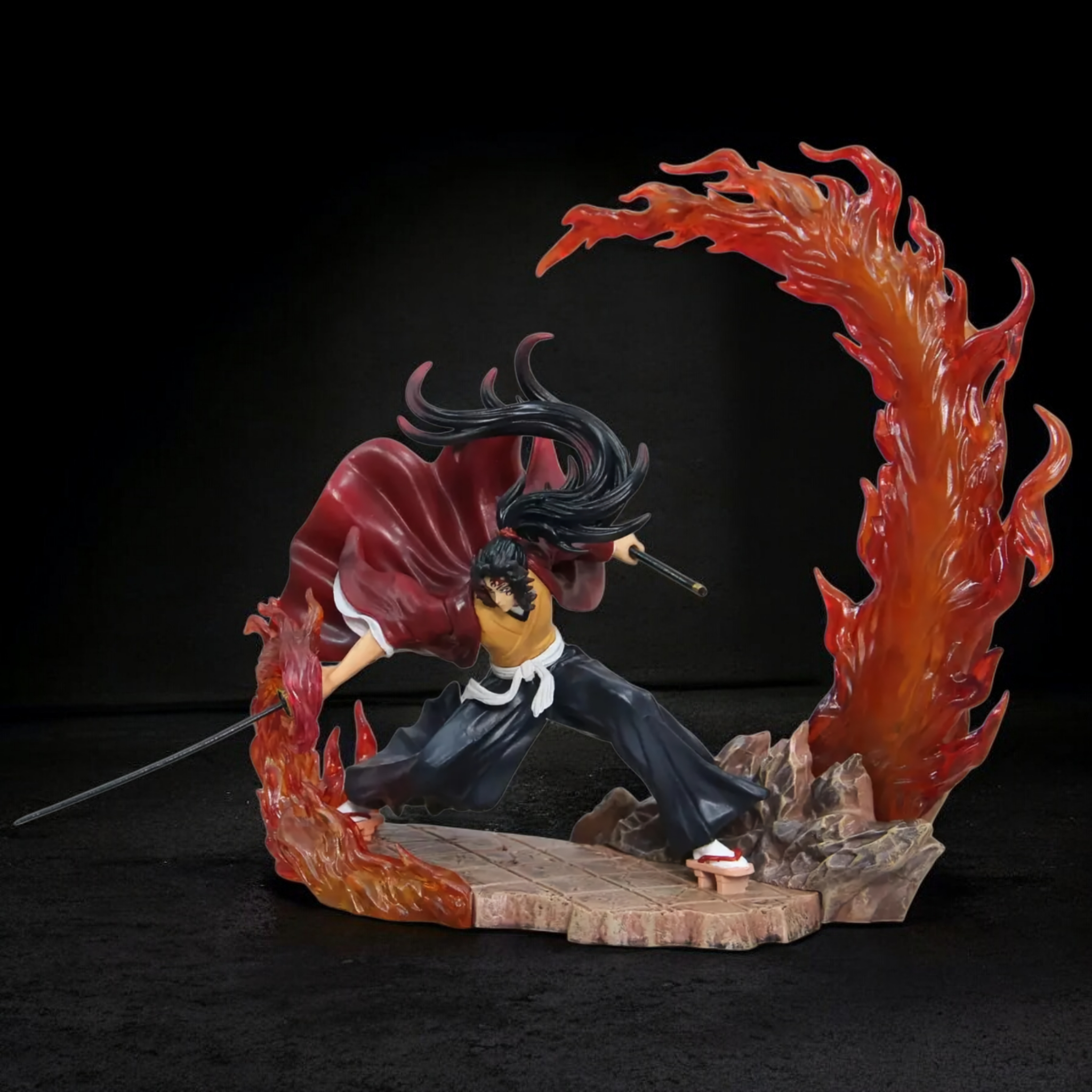 Yoriichi Tsugikuni Sun Breathing Flame Arc Statue | Demon Slayer Premium Anime Collectible
